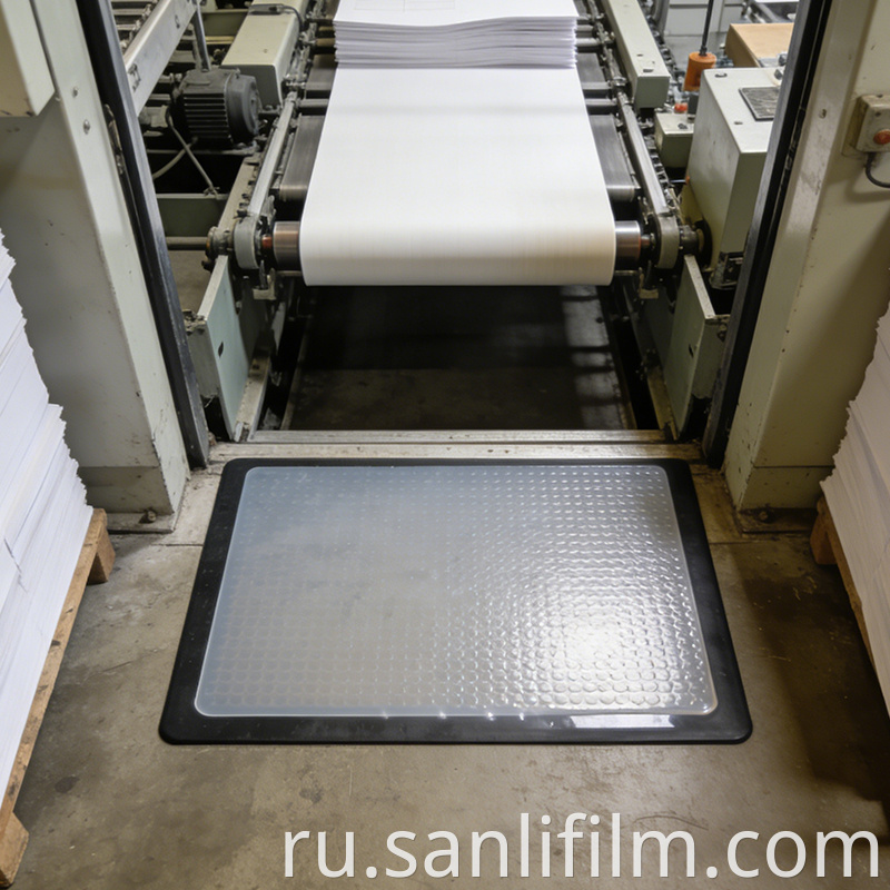 Printing or Paper Handling Facilities Sticky mat